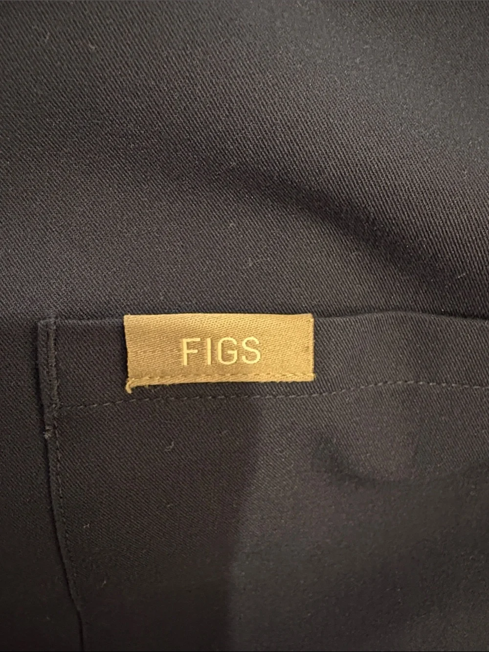 Figs Navy Medium Slim Fit Catarina Scrub Top